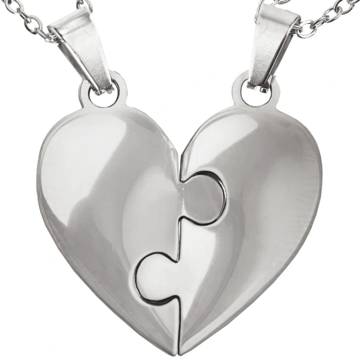 Collier Amor™️ - Puzzle coeur famille personnalisable