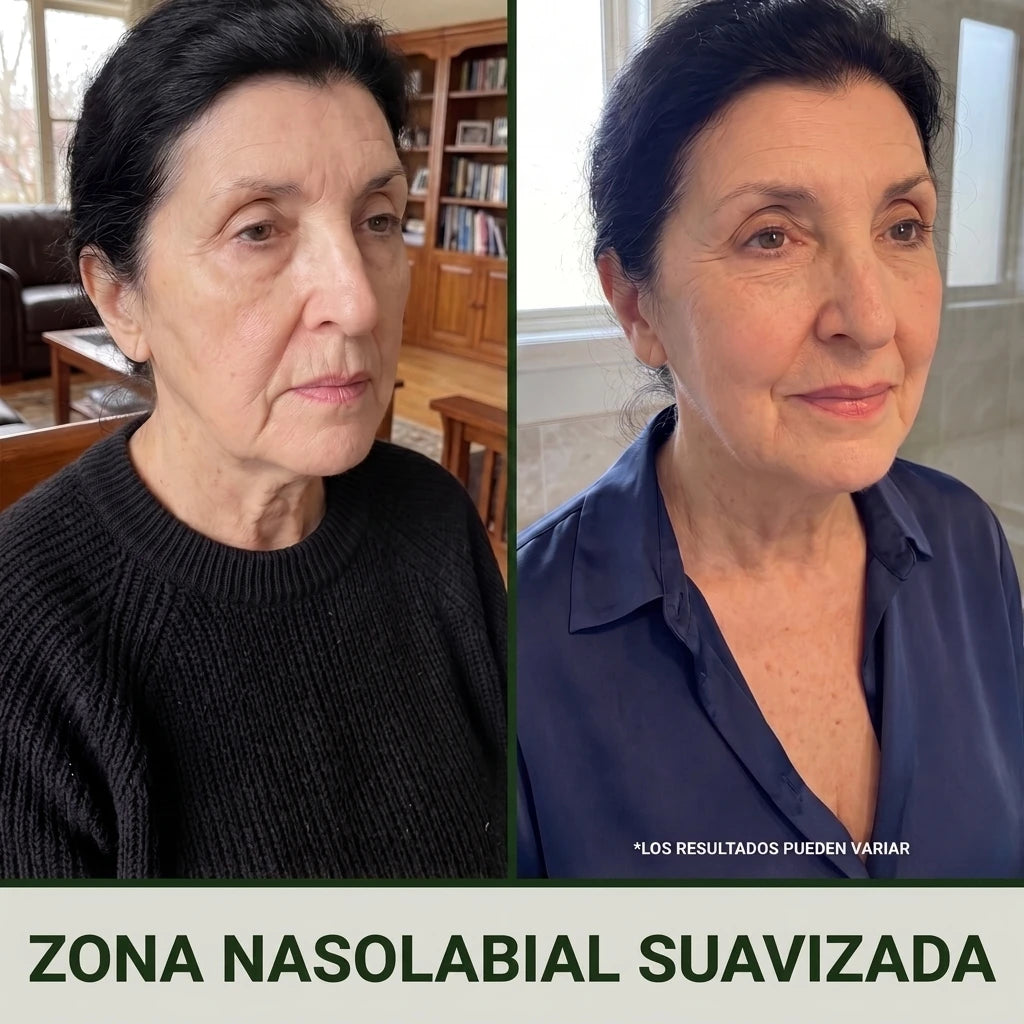 Orvane — Zona nasolabial suavizada