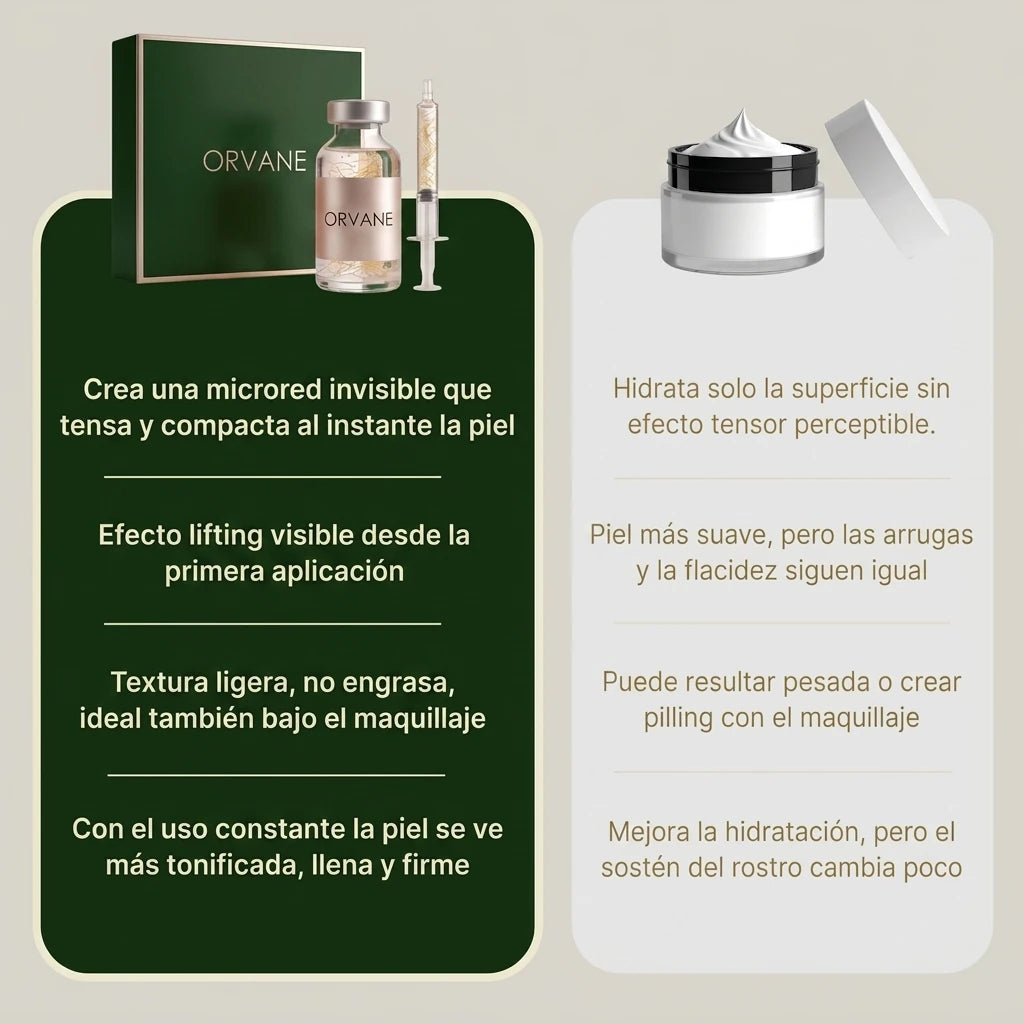Orvane vs crema estándar