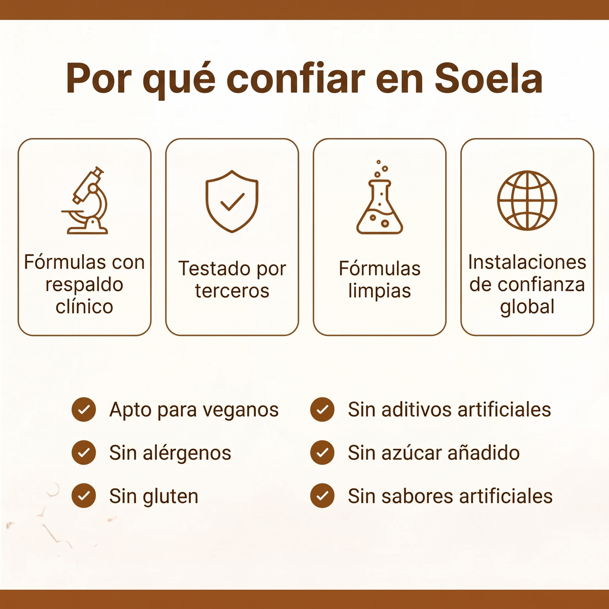 Por qué confiar en Soela