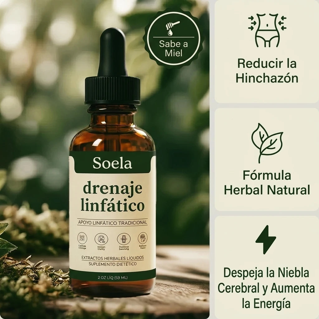 Soela drenaje linfático - gotas naturales